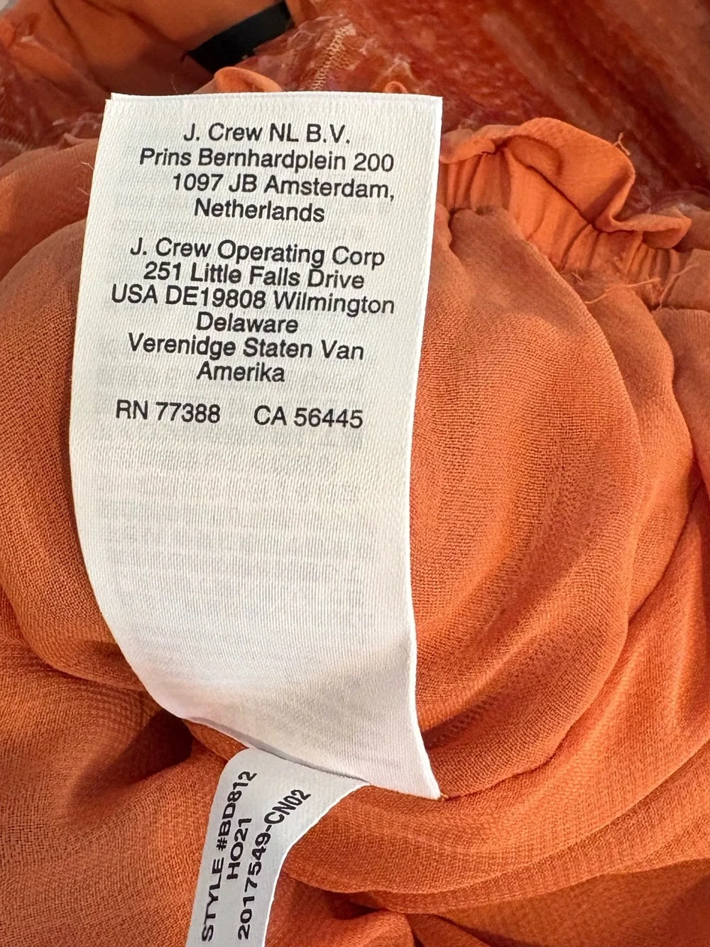 J Crew Vibrant Orange Bubble Sleeve Sequin Top Size Medium Cropped Cinched Hem